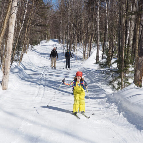 Family ski at Jackson