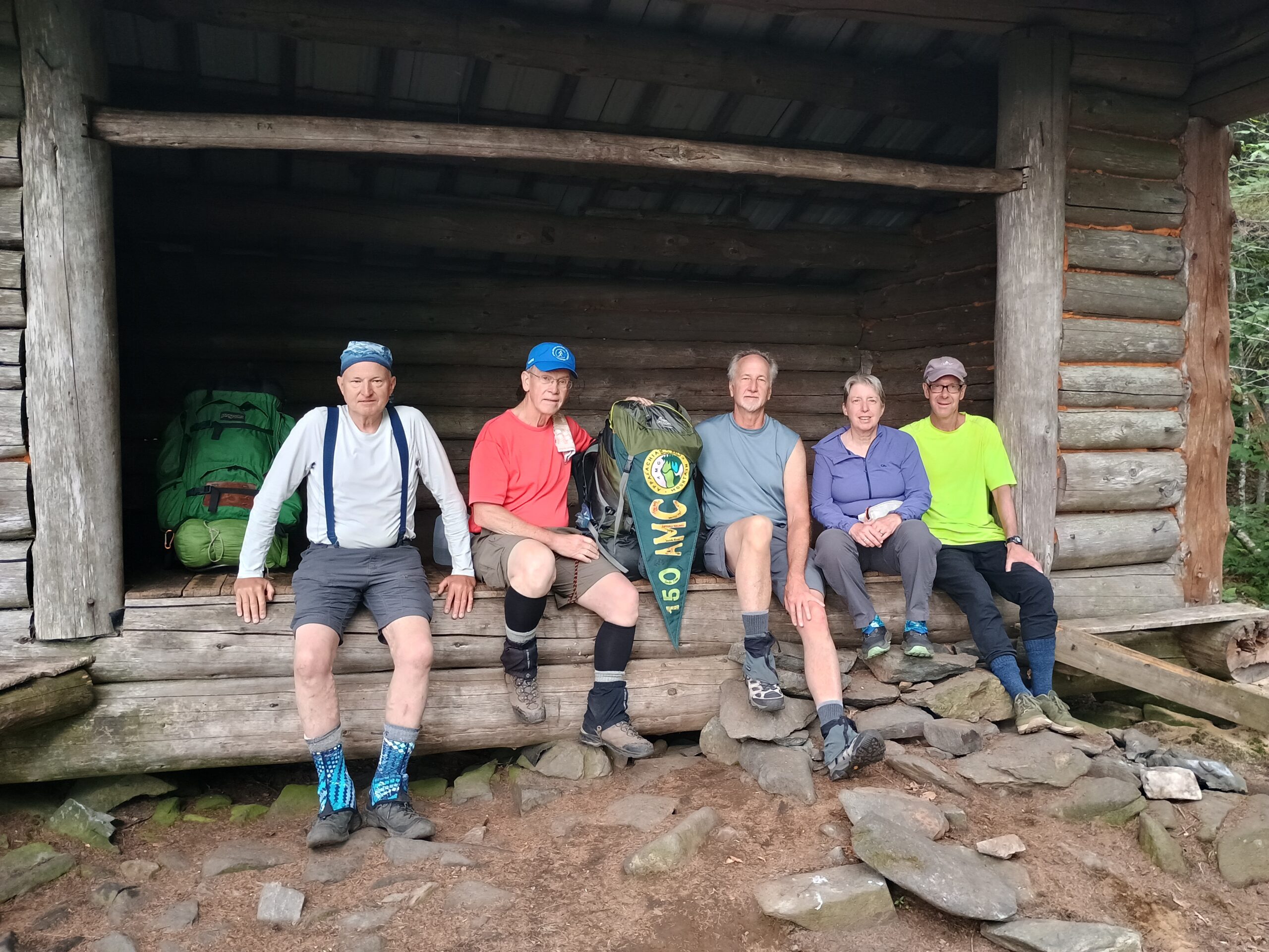 Carrying the AMC 150 pennant on the Appalachian Trail: Moose Mountain, NH, Backpack, July 13-14, 2026 – by John Williams
